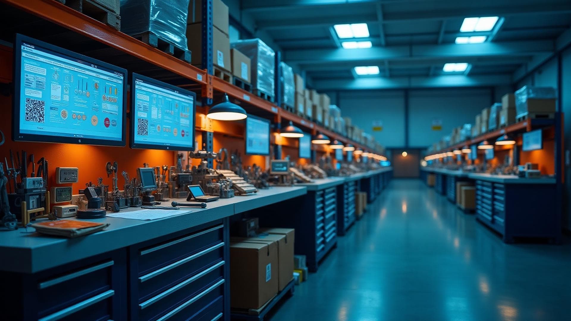 Sistema EasyTool para ferramentaria industrial - Controle de entrada e saída com rastreamento QR Code
